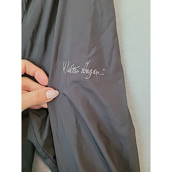 Walter Hagen Men’s Golf Windbreaker Jacket XL Black ½ Zip GUC - Picture 7 of 11